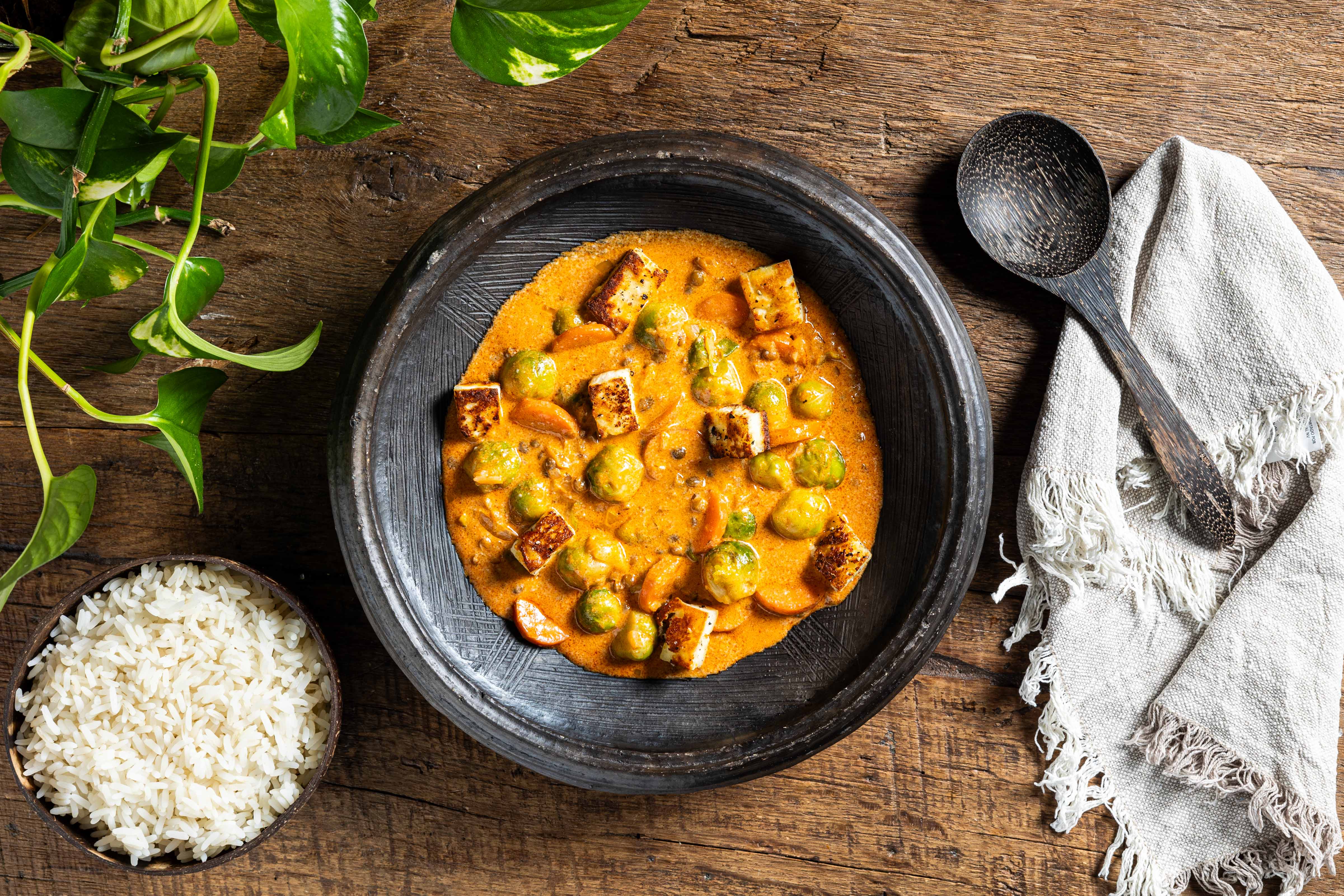 Curry met paneer