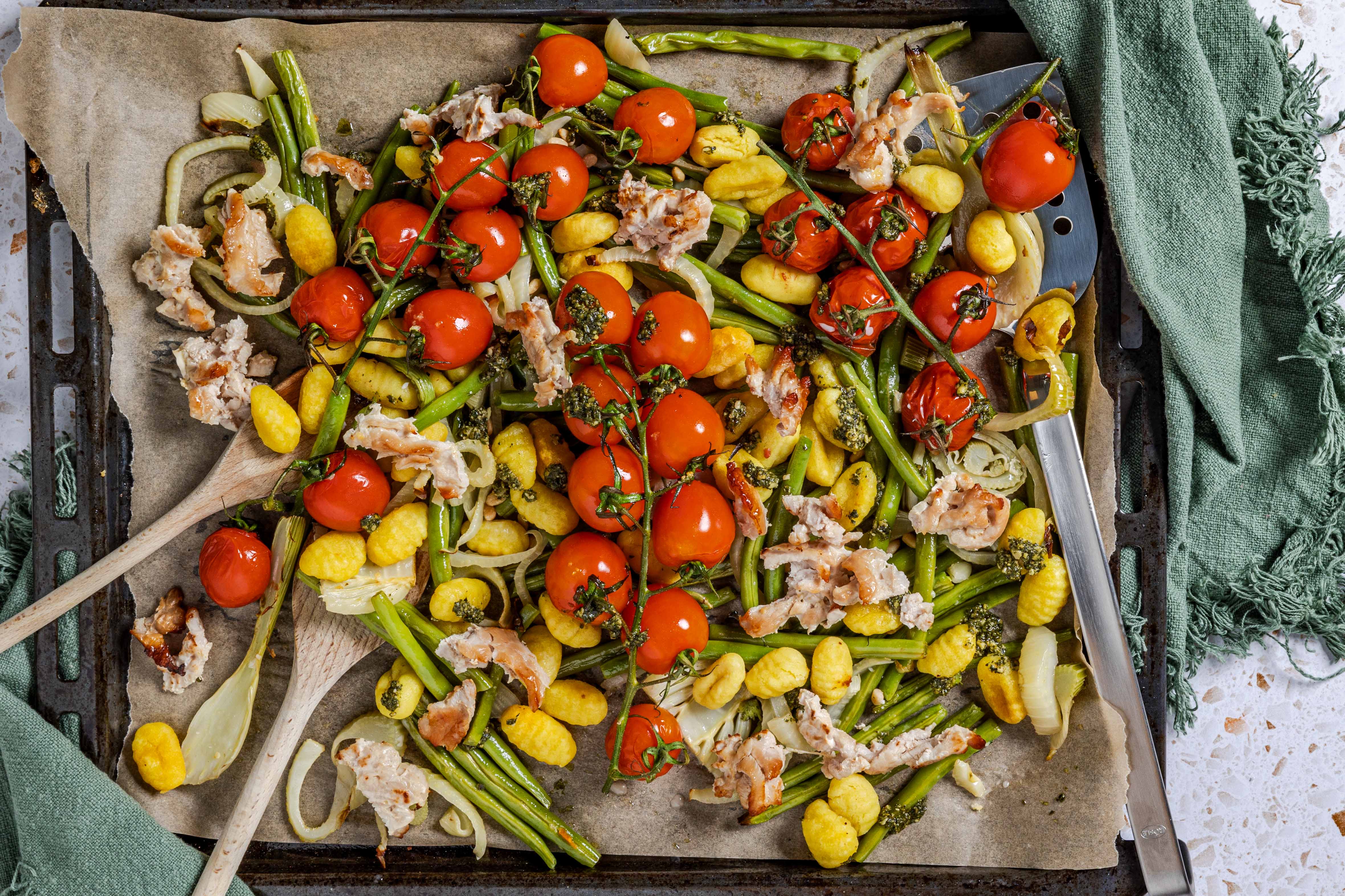 Traybake met kalkoen, 